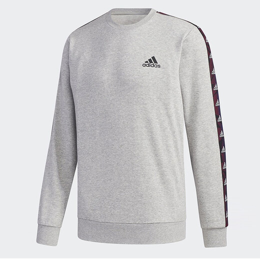 Adidas men's spring sportswear running training fitness breathable comfortable printed casual long-sleeved T-shirt GN6853 HJ9926 M
