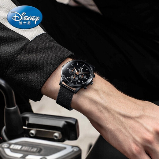 Disney Teen Watch Style Corée Étudiant tendance à la tendance HEATS MELL'Arpasproof's Watch Luminous Multifonctionnel 12041 Équipé d'une sangle de montre