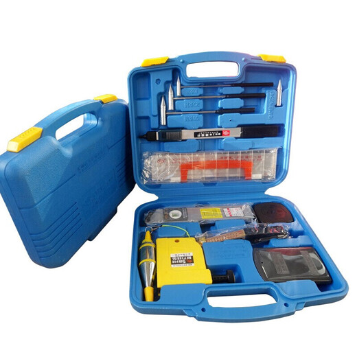 RSRDDY Southern House Inspection Tool Set 2-meter ruler multi-functional construction engineering inspection ruler inspection package level ruler 2-meter ruler with Oxford bag