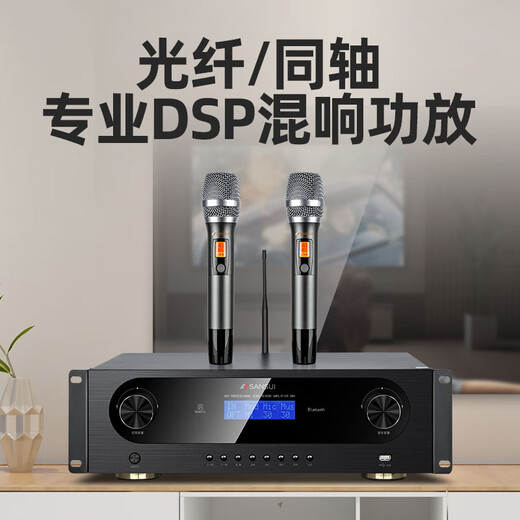 山水点歌机 家庭影院ktv智能音响 组合功放套装 家用卡拉OK双系统一体机10英寸低音 DM3