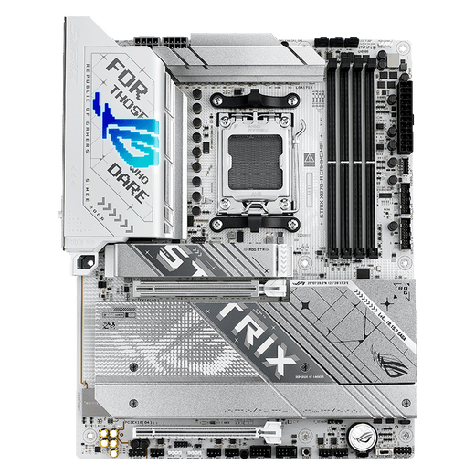 华硕玩家国度ROG X870 主板WIFI 支持AMD CPU 锐龙 9900X/9950X/9700x ROG STRIX X870-A WIFI吹雪