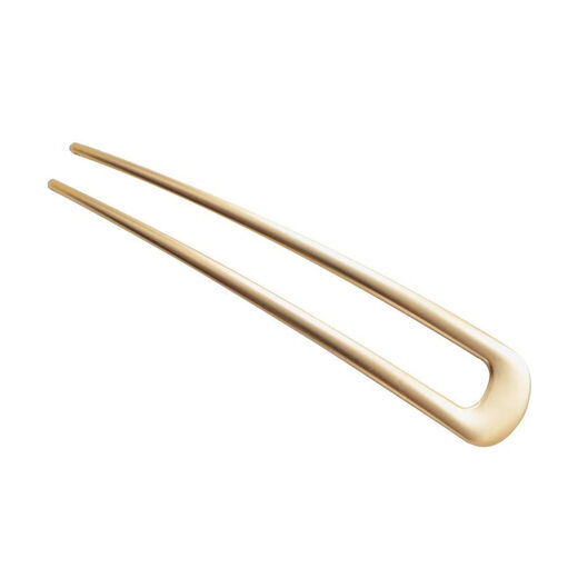 Qindu minimalist personality temperament metal U-shaped hair accessories niche high-end adult hairpin hairpin women matte gold glossy gold