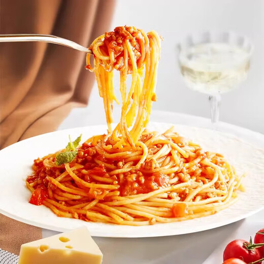 Lianggongfang Sam Supermarket Tomato and Bolognese Pasta Children's Instant Breakfast Italian Classic Tomato and Bolognese Noodles, 3 portions (about 690g)