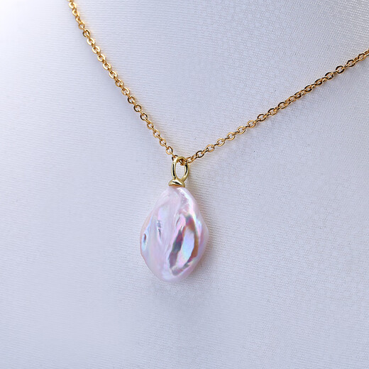 OLIVEIRA Freshwater Baroque Pearl Colorful Pendant 2833