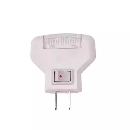 Gongtu LED night light 3W 1W switch energy-saving baby lamp plug-in bedside lamp feeding lamp baby eye protection wall lamp socket 1W LED white light 4 pack