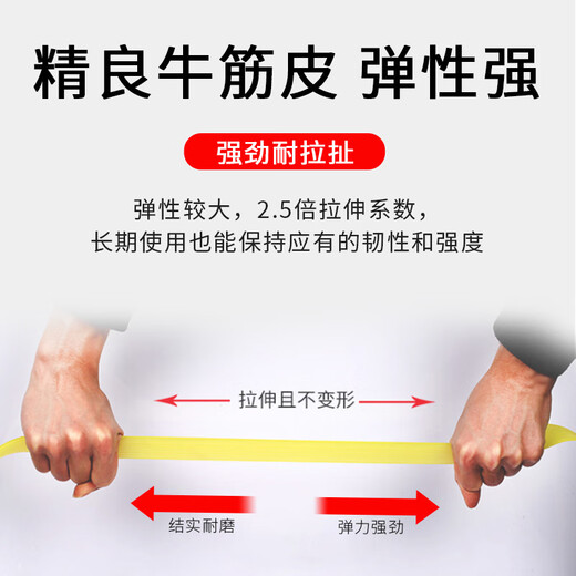 铸固 牛筋行李绳 摩托车牛筋绑带弹力绳行李绳捆扎带电动车后备箱松紧带快递绳皮筋 2.5米 牛筋绑带【1条】
