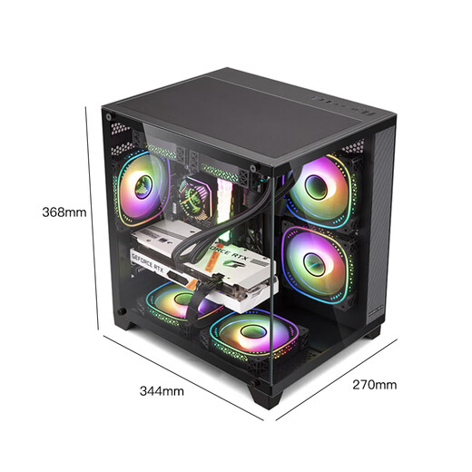 华硕（ASUS）ROG全家桶14代i5 14400F/5060/60Ti 华硕台式组装电脑主机 DIY主机 高端电竞游戏海景房主机 二：12400F | RTX4060 8G