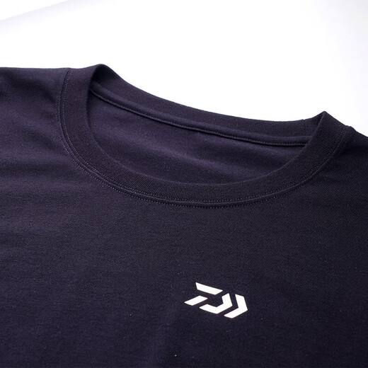 Dayiwa DE-6023CS spring and summer pure cotton casual long-sleeved shirt round neck pullover T-shirt fishing suit white-M size