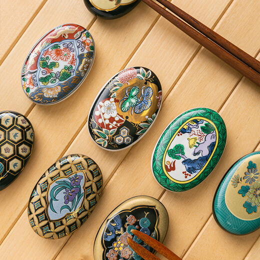 Chidai Genko Imari ceramic chopstick holder, gourd ingot type chopstick holder, chopstick holder, Japanese imported household chopstick holder, brocade gold railing hand