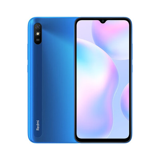 Xiaomi Redmi 9a 5000mAh Großes Batterie -Handy für Senior -Schüler Android Smartphone für Sand und Kies Black 4+64 GB Paket 1