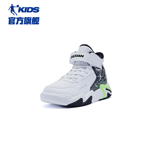 Jordan children's velvet mid-top sneakers, boys' cotton shoes, big children's winter shoes-39