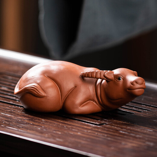 Porcelain Brand Tea Set (cipaiming teaset) Porcelain Brand Tea Purple Clay Tea Pet Ornaments Kung Fu Tea Set Accessories Car Ornaments Tea Ceremony Tea Toys Can Be Raised Purple Clay <Niu Yun> Purple Clay Tea Pet