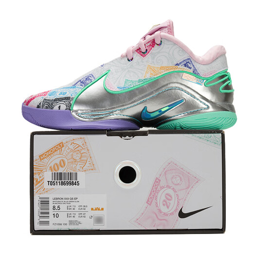 耐克（NIKE）男鞋 25夏季新款运动鞋LEBRON 22詹姆斯22缓震耐磨场上实战篮球鞋 FZ1098-100 40 (250mm)