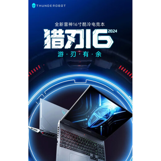 雷神（ThundeRobot）猎刃15/猎刃16 14代新品2024游戏电竞高刷笔记本电脑满血4060 猎刃15 i7-13700HX/4070/2.5K 512GB固态硬盘 x 32GB