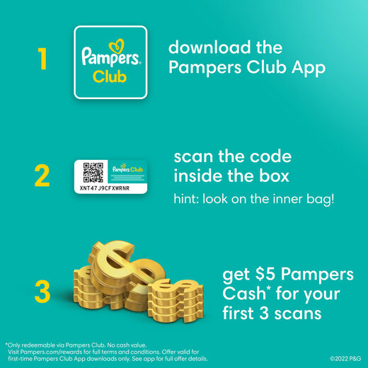 Pampers Baby Trockenen Einwegwindel 204 Stück Stück 1