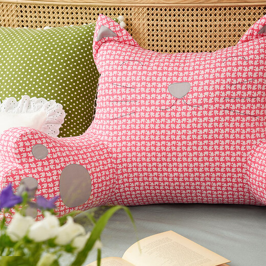 April Stadt (April Stadt) Kissen Kissen Baumwollkatze Kissen Taillenschutz Sofa Kissen Büro Nickerchen Kissen Kissen Kopfbett Rote Fisch H673JK25 30*35*60 cm kleiner Größe