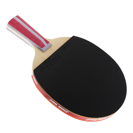 Double Happiness (DHS) four-star table tennis racket straight match set H4006 (with table tennis ball)