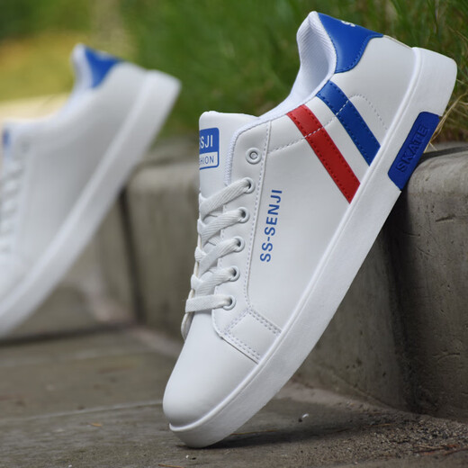 Globale grenzüberschreitende Schuhe Herren trendige Schuhe 2024 Neue kleine weiße Schuhe koreanische Style Trendy Board Schuhe Vielseitige Männer Sports Casual Schuhe 3881 Black 41