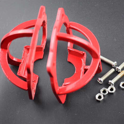 Fire sprinkler head protective cover protective bracket anti-collision cover universal type does not need to be disassembled red thickened protective cover (4 points)