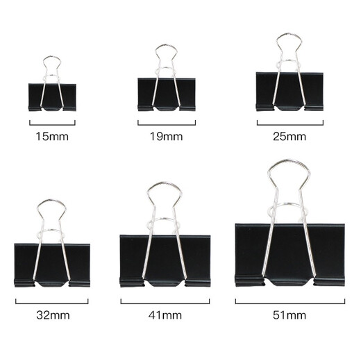 
1 long tail clip 9mm dovetail clip small ferrous metal iron clip paper ticket clip information fish tail clip bill document clip office supplies 40 pieces/tube 3883