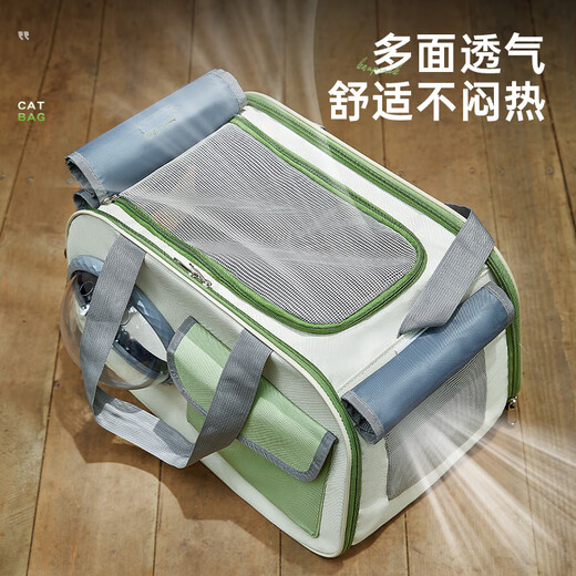 KimPets Sac pour Chat Sortie Capsule Spatiale Portable Sac pour Chat Lapin Out Box Voiture Cage pour Animaux de Compagnie Sac à bandoulière Grande capacité Modèle Gris Boîte pour Chat Multifonction