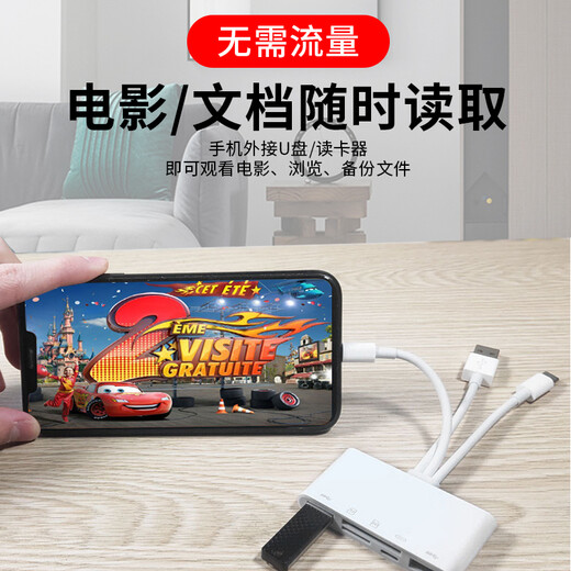 DIOEDF Applicable to Nikon Canon camera single-send SD card Huawei mobile phone card reader all-in-one otg transmission memory card tf card cf card typec to [SD card] Type-c to SD card reader USB3.0