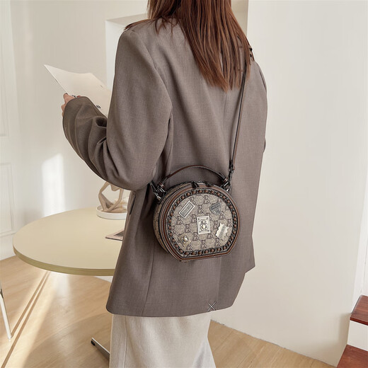 Sac à gâteau rond Siazella nouveau sac à bandoulière haut de gamme