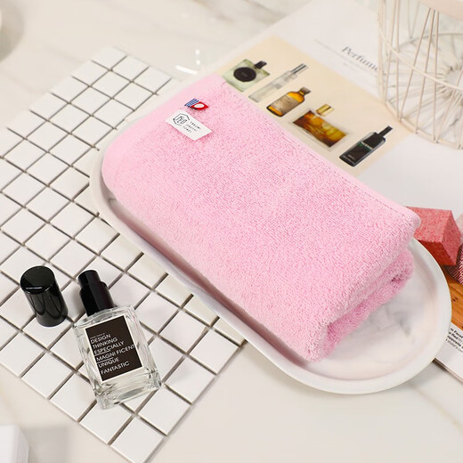 Imabari (IMABARI) JD Logistics Japan direct mail Imabari (IMABARI) towel square towel small towel pure cotton soft purple white pink towel 3 combination pack 1
