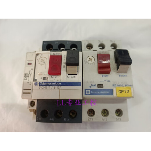 施耐德电气施耐德（Schneider）电动机保护断路器马达GV2ME06C 二手 GV2-ME08C2.5-4A默认辅助点一
