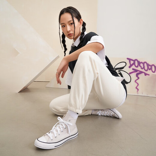 匡威（Converse）官方 All Star男女帆布鞋运动鞋慵懒灰灰色171265C 171265C 40