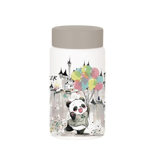 Dilebeer Panda Thermal Cup Girls 316 Портативная чашка из нержавеющей стали.