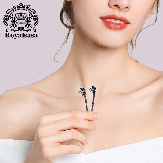 Royal sasa royal salsa hairpin hair accessories one-word clip side clip swan side clip bangs clip double clip hairpin headband top clip