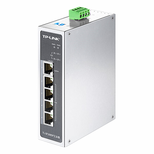 Pulian (TP-LINK) industrial grade switch 5 ports 8 ports 16 ports 100M Gigabit industrial grade Ethernet switch monitoring network cable splitter splitter metal body rail installation SF1005P industrial grade 5 ports 100M PoE power supply 120W