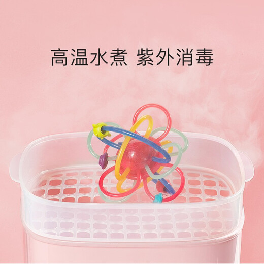 Baby teether, baby chew, soothing stick, teething toy, boilable starry sky Manhattan hand ball, Aseblarm Pearl powder