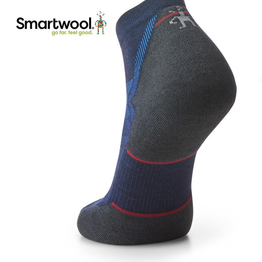 
SMARTWOOL running directional shock absorption ankle socks Merino wool socks outdoor socks sports socks short socks 1661 deep sea blue 1661 092 M (suitable for foot size 38-41)