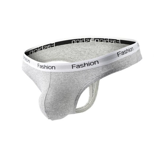 Magnificent palace men's thong low-waist sports underwear tight hollow T-pants young men U protrusion M1 feet 8-2 feet 1 three white + sapphire blue + black