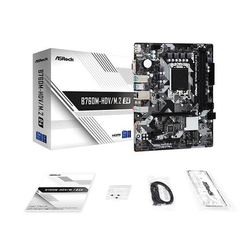 华擎 (ASRock) B760M-HDV/M.2 D4 主板+Intel 14代 i7-14700KF处理器 台式机 CPU 主板CPU套装