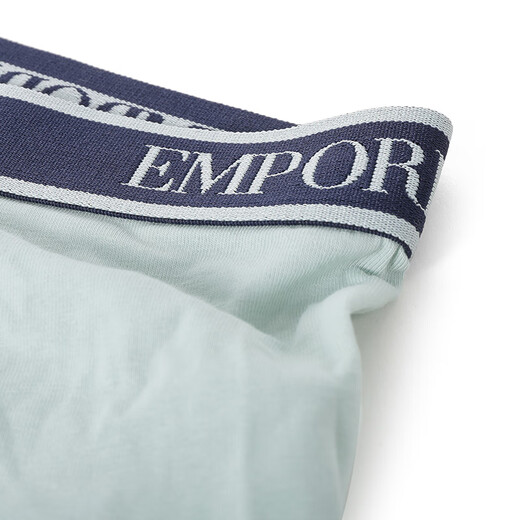 Armani (Armani) EA Nouveau produit Logo masculin Jacquard Elastic Fit Elastic Boxer sous-vêtements trois ensembles de cadeaux Men Men 111357 4R717 13082 Green / Purple / Blue L