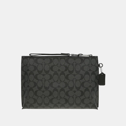 Coach autorisierte offiziell autorisierte neue Männer für modische Casual Clutch Weihnachtsgeschenk Valentinstagsgeschenk [Binded Warehouse Shipping] Black F29508CQBK