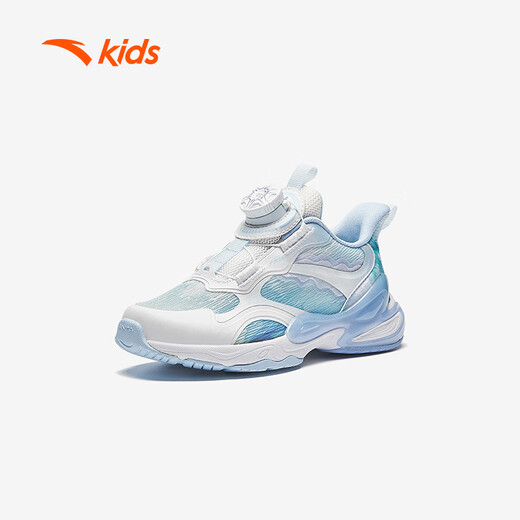 Anta children's sneakers for girls, stubborn technology knob button low top butterfly wing casual shoes 322439925