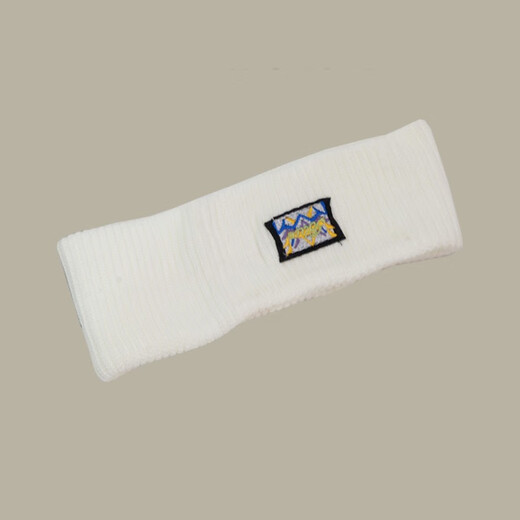 Ililuo retro knitted headband for women's daily autumn and winter all-match face wash headband wool elastic sports yoga warm headband black