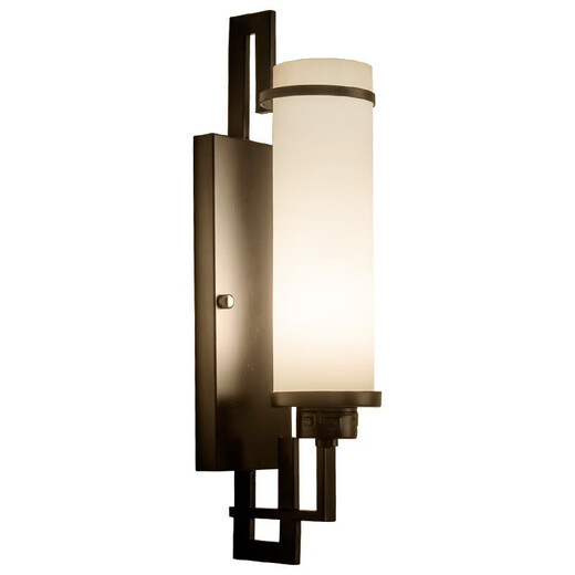 FENGLANQ new Chinese style wall lamp living room modern minimalist bedroom bedside aisle staircase hotel engineering TV background wall lamp 8787 black