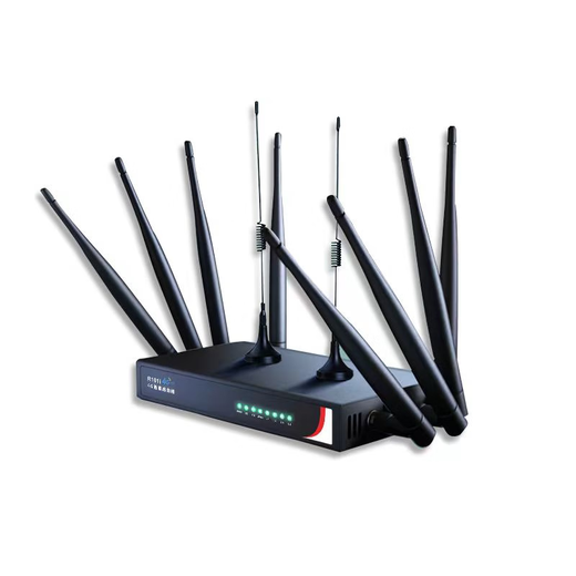 Mutual electricity rural mountainous areas wild forest commercial household industrial wireless network router full network card-free portable wifi signal increase high-speed Internet equipment mobile Unicom 16-core industrial grade router 6 short + 2 long + 2 wireless antennas super strong signal