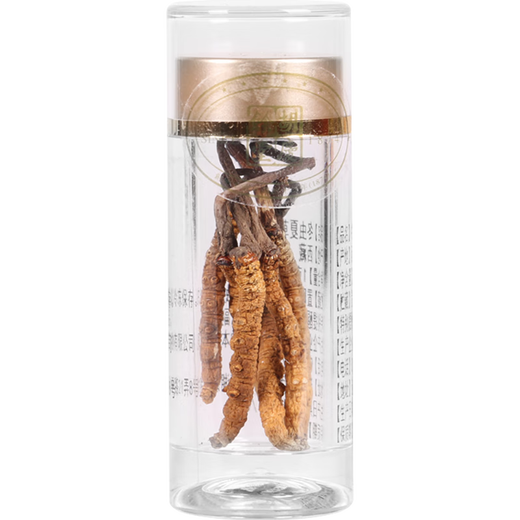 Hu Qingyutang Nagqu Cordyceps sinensis 1.1g can gift box for natural growth of outdoor nutritional supplements and supplements for gifts for elders and parents 1 bottle