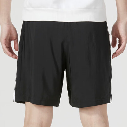 阿迪达斯 （adidas）官方男裤子 2025春夏季新款运动裤跑步健身舒适透气休闲梭织短裤 IC1484 2XL