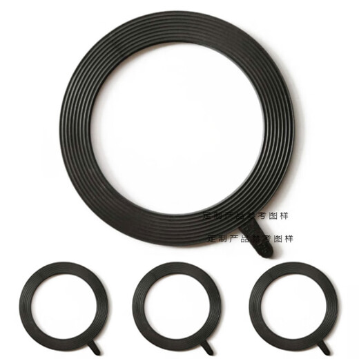 Thickened rubber gasket flange rubber gasket valve seal gasket flange seal 5MM thickened DN50 (5mm thickened) 10 pack