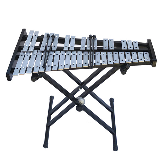 京韵奥尔夫32音木琴小钟琴 马林巴琴钢片琴打击乐器铝板琴 37音(75cm)包+支架+乐谱音符贴+1