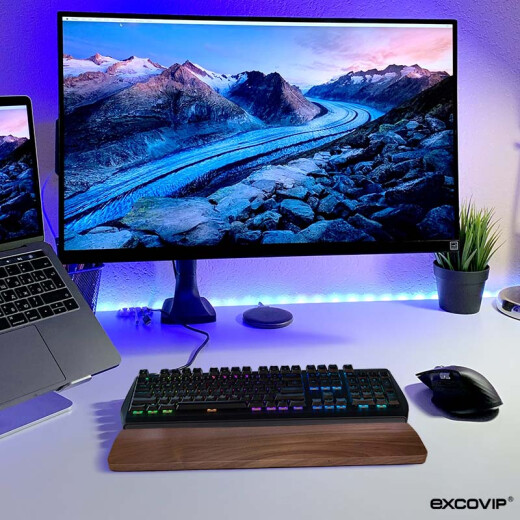 Yishiku (Exco) NUEVA WALNUT TECLADO DEL TELAVICO DE 104 CLÁSTICOS TEQUISO MECÁNICO DE MANO MECÁNICA 98 KEY