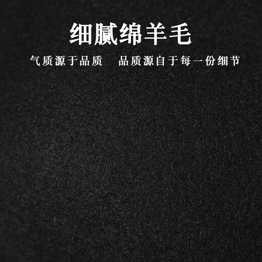 PTAH2024 autumn and winter new style dome shaped top hat sheep wool curled retro warm fashion beret hat black