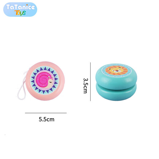 TaTanice yo-yo toys children's yo-yo 2 traditional wooden rouncing yoyo ball boy and girl open student day gift